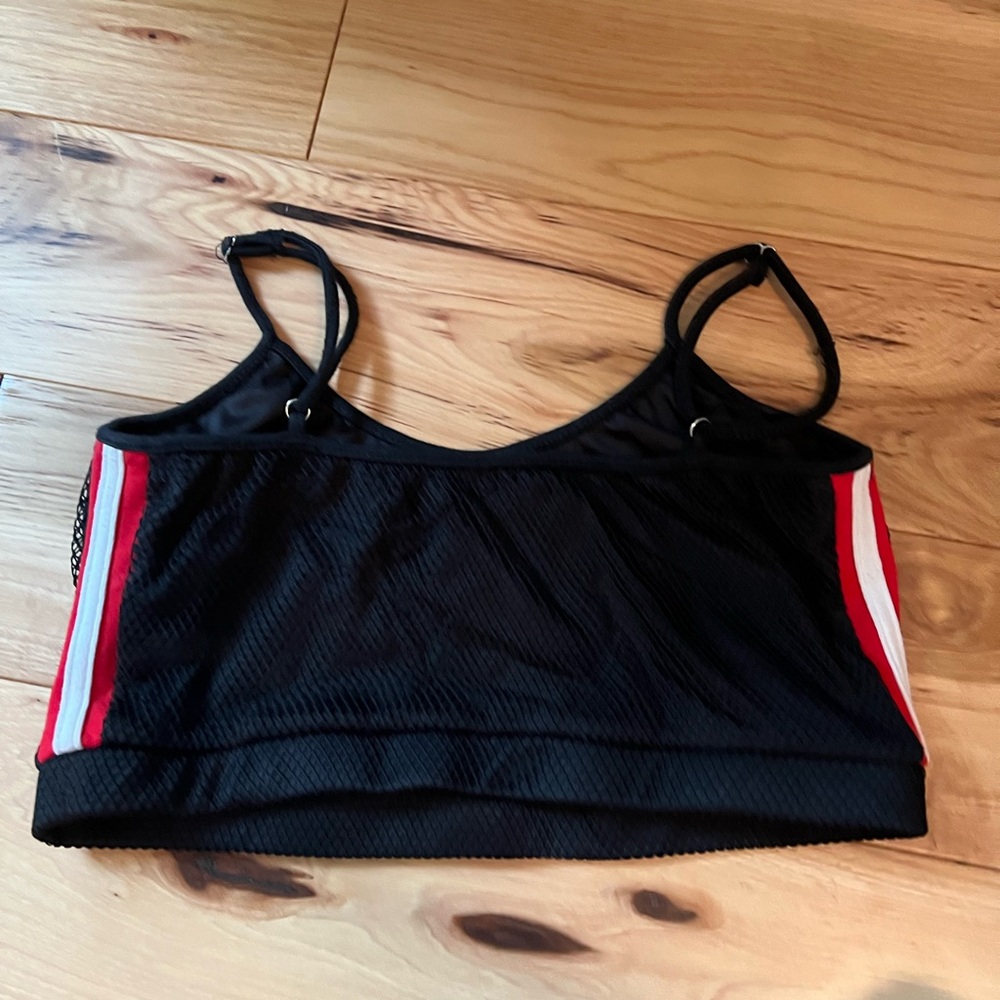 Black Mesh Bra Top